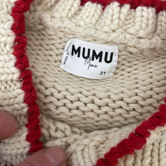 NWOT 2T Show Me Your Mumu Mini Sweatheart Sweater - Picture 2 of 6